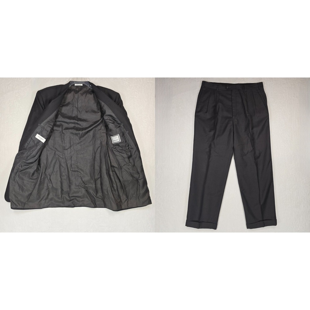 Vintage YSL Yves Saint Laurent Suit 44L 38L Wool Made in Italy Dillard's